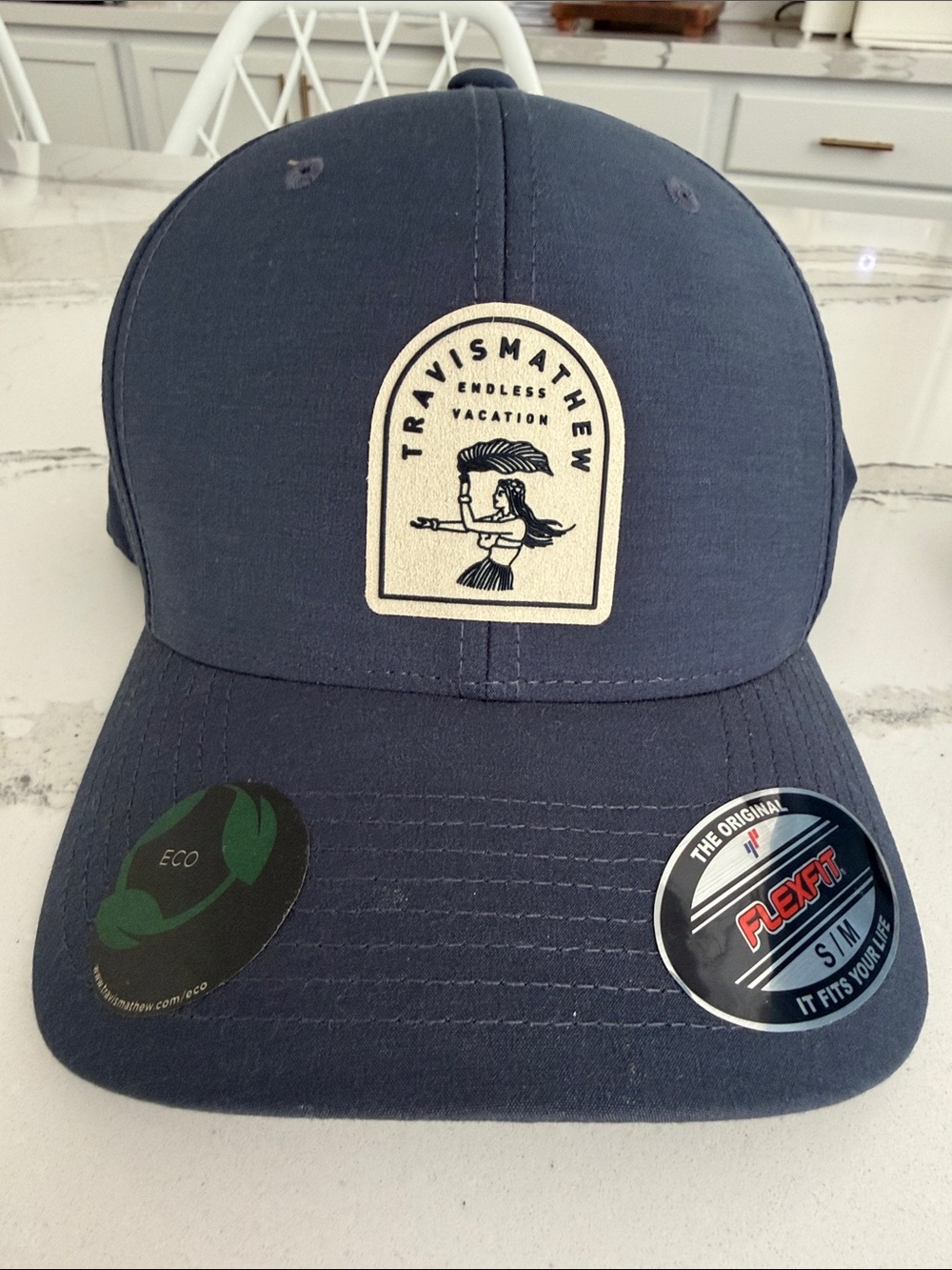 Travis Mathew Big Beach Fitted Navy Golf  Hat